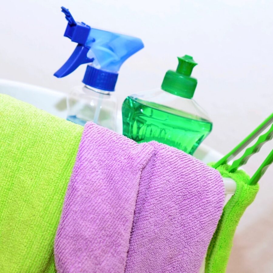 Microfibre Cloth Set with Caddy